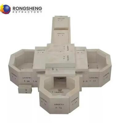 Alta densidad AZS 33 AZS 36 AZS 41 Bloques fundidos refractarios AZS Zirconia Corundum ladrillo para horno de fusión de vidrio