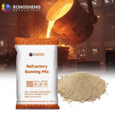 Materiales de disparo refractarios para hornos industriales Alumina Magnesia Mezcla de disparo para calderas y hornos