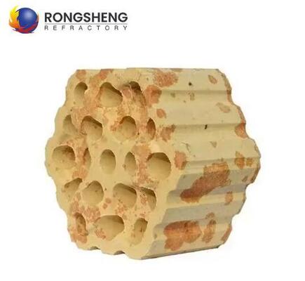Ladrillo de sílice refractario para almacenamiento de calor a alta temperatura, ladrillo de rejilla de alta pureza para estufa de aire caliente