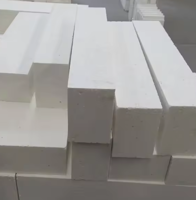 Ladrillos de revestimiento refractario de ladrillo de mullita de corindón con alto contenido de alúmina Rongsheng para horno de vidrio, horno de cemento y industria siderúrgica