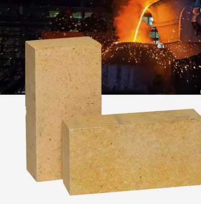 Ladrillo refractario de silicato de aluminio de alta temperatura Sk36 Sk37 SK38 Sk40 Ladrillos refractarios de alta alúmina para hornos de calcinación y calderas